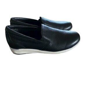 Ros Hommerson Black Leather Orleans Sneaker 7W